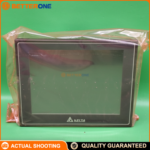 Delta DOP-107EG 7" Ethernet HMI Touch Panel, 800×600 TFT LCD, 10/100Mbps LAN, USB Host/Slave, RS-232/RS-485/RS-422 (COM1/COM2/COM3), SD Card, 24VDC (±15%), IP65/NEMA4/Type 4X Front