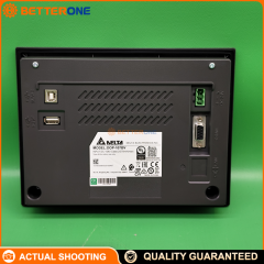 Delta DOP-107BV 7" HMI Touch Panel, 800×480 TFT LCD, Cortex-A8 800MHz, 256MB RAM + 256MB Flash, USB Host/Slave, RS-232/RS-485 (Flow Control) + RS-422/RS-485, 24VDC (±15%), IP65/NEMA4 Front