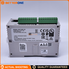 Delta DVP12SE11R DVP‑SE PLC Main Controller, 8 Digital Inputs + 4 Relay Outputs, 24 VDC, Embedded Ethernet/USB/2×RS‑485, 16K Steps Program Memory