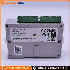 Delta DVP16SP11R Digital I/O Expansion Module, 8DI + 8DO Relay Output, 24VDC Power Input, DIN Rail, for DVP-S / DVP Slim PLC