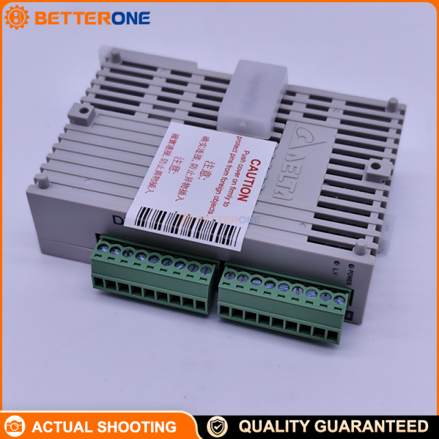 Delta DVP16SP11R Digital I/O Expansion Module, 8DI + 8DO Relay Output, 24VDC Power Input, DIN Rail, for DVP-S / DVP Slim PLC