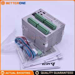 Delta DVP20SX211R Slim PLC CPU (DVP-SX2), 20 I/O (8DI/6DO Relay + 4AI/2AO), 24VDC, 16K Steps, Built-in USB/RS-232/RS-485, DIN Rail