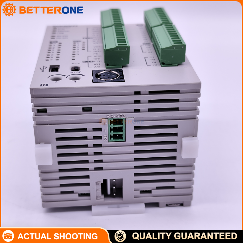 Delta DVP20SX211R Slim PLC CPU (DVP-SX2), 20 I/O (8DI/6DO Relay + 4AI/2AO), 24VDC, 16K Steps, Built-in USB/RS-232/RS-485, DIN Rail