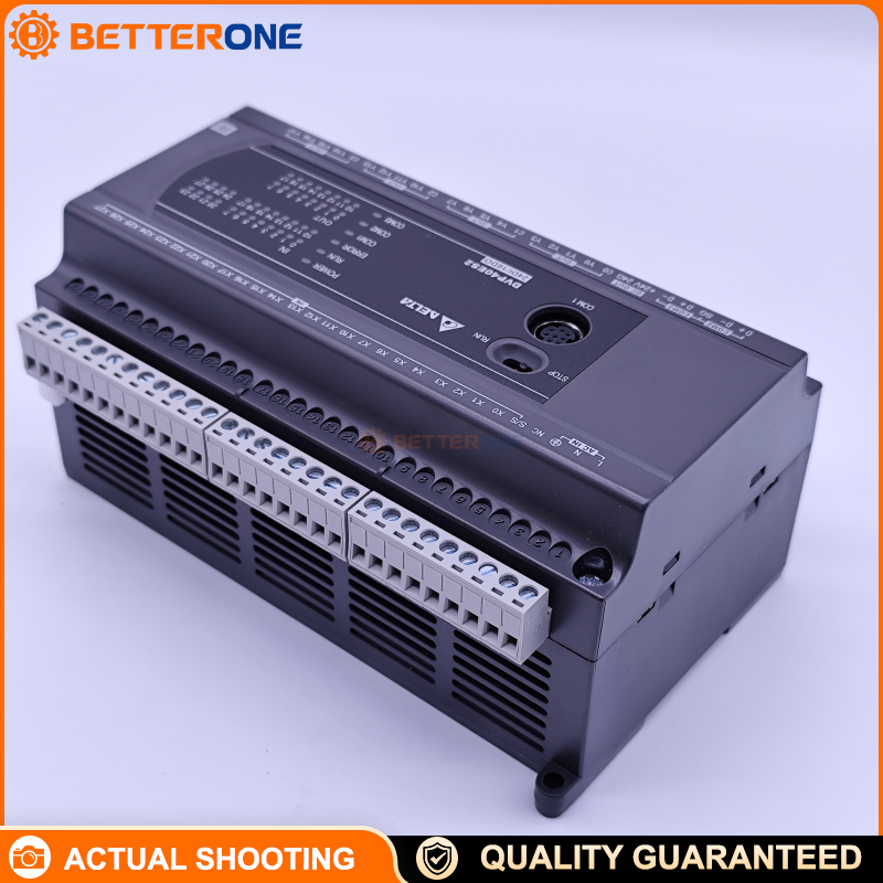 Delta DVP40ES200R DVP-ES2 PLC CPU, 40-Point (24DI/16DO) Relay Output, 100–240VAC Power Supply, 3 COM Ports (RS-232 + 2×RS-485), DIN Rail