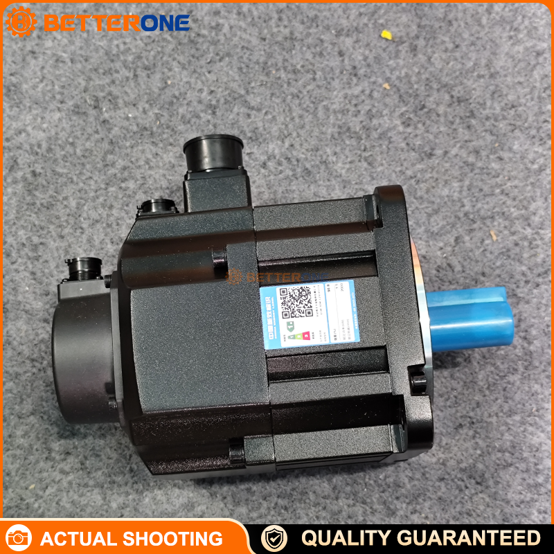 Delta ECM-B3M-E21315SS1 AC Servo Motor, 1.5kW, 220VAC, 2000rpm, 7.16N·m, Medium Inertia, 130mm Frame, 24-bit Incremental Optical Encoder, Brake + Oil Seal, Keyway Shaft