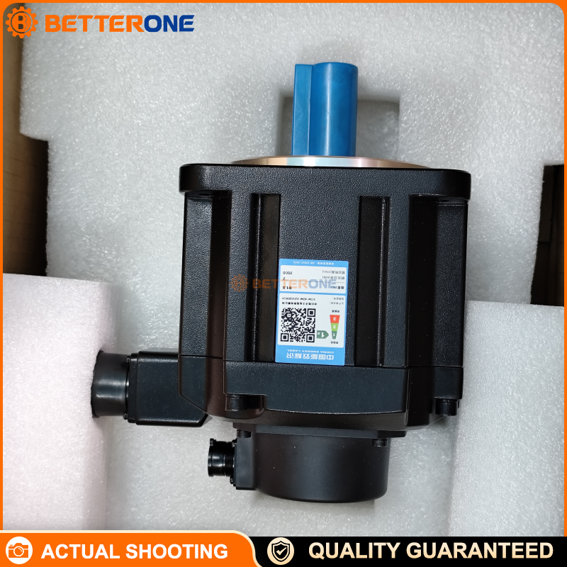 Delta ECM-B3M-E21320RS1 AC Servo Motor, 2kW, 220VAC, 2000rpm, 9.55N·m, Medium Inertia, 130mm Frame, 24-bit Incremental Optical Encoder, Keyway Shaft, Oil Seal, No Brake