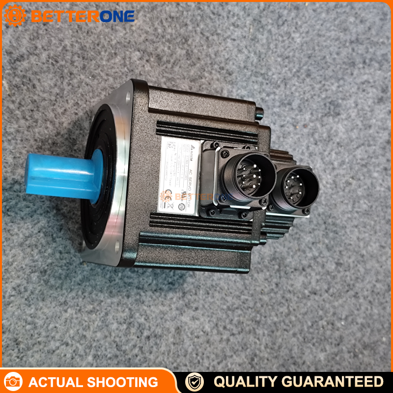Delta ECMA-E11310RS AC Servo Motor, 1kW, 220VAC, 2000rpm, Rated Torque 4.77N·m, Max Torque 14.3N·m, Incremental Encoder (20-bit), 130×130mm Frame, 22mm Keyed Shaft, Oil Seal, Cable w/ Connector