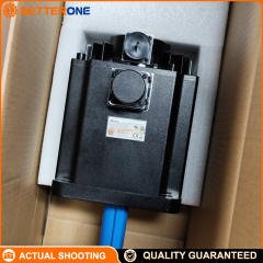 Delta ECMA-F11845RS AC Servo Motor, 4.5kW, 220VAC, 1500rpm, Rated Torque 28.65N·m, Incremental Encoder, 180×180mm Frame, 35mm Shaft, Keyway, No Brake