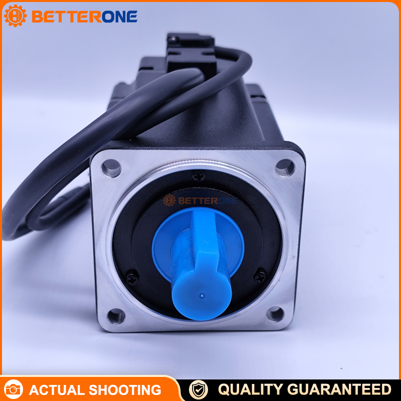 Delta ECMA-J10807RS AC Servo Motor, 750W (0.75kW), 400VAC (380–480V), 3000rpm, Rated Torque 2.39N·m, Incremental Encoder, 80mm Frame, 19mm Keyed Shaft, Length 138.3mm, No Brake