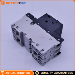 ABB MS132-25 Manual Motor Starter 1SAM350000R1014, 3-Pole MPCB, Adjustable 20–25A, Trip Class 10A, Ics 50kA @ 400VAC, 208–690VAC Motor Protection Breaker, DIN Rail