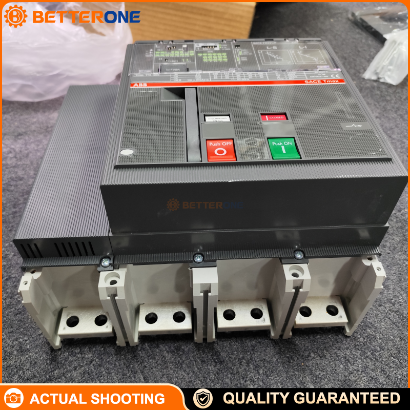 ABB Tmax T7S 1000 MCCB 1SDA062762R1, 4-Pole Fixed, Front Terminals, Stored Energy Mechanism, PR231/P-LS/I Electronic Trip, 1000A, 690VAC