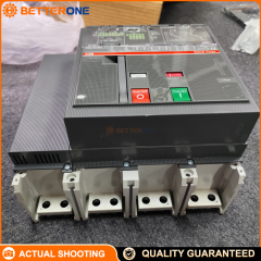 ABB Tmax T7S 1000 MCCB 1SDA062762R1, 4-Pole Fixed, Front Terminals, Stored Energy Mechanism, PR231/P-LS/I Electronic Trip, 1000A, 690VAC