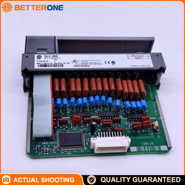 Allen-Bradley 1746-IA16 SLC 500 Digital AC Input Module, 16-Point 100/120VAC, 85–132VAC @47–63Hz, RTB, 5V Backplane 0.085A