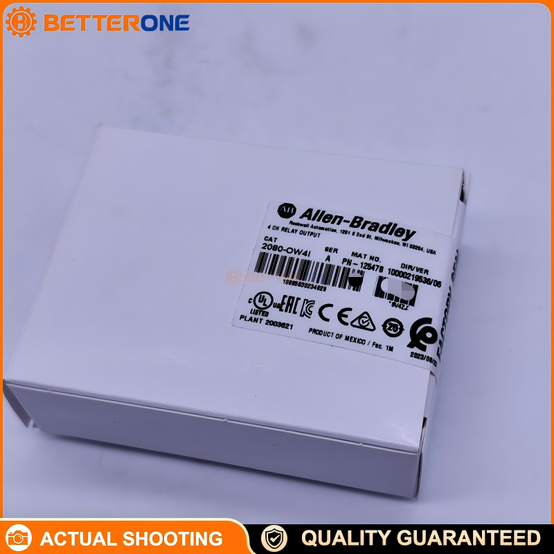 Allen-Bradley 2080-OW4I Micro800 4-Channel Digital Relay Output Plug-In Module, Dry Contact, 2A @ 125/240VAC, 2A @ 5–30VDC, 10ms, Isolated 240V