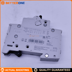 ABB S201-C10 Miniature Circuit Breaker 2CDS251001R0104, 1-Pole, C Curve, 10A, 6kA @ 230/400VAC, Ui 440V, Energy Limiting Class 3, DIN Rail, Screw Terminals