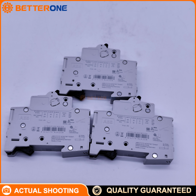 ABB S201-C10 Miniature Circuit Breaker 2CDS251001R0104, 1-Pole, C Curve, 10A, 6kA @ 230/400VAC, Ui 440V, Energy Limiting Class 3, DIN Rail, Screw Terminals