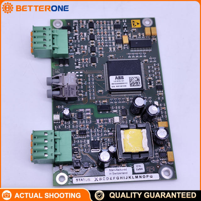 ABB 3BHE005555R0101 Sync Board, LD SYN-01 (LD SYN-101), For ACS2000 4kV Medium Voltage Drive, Printed Circuit Board Spare Part