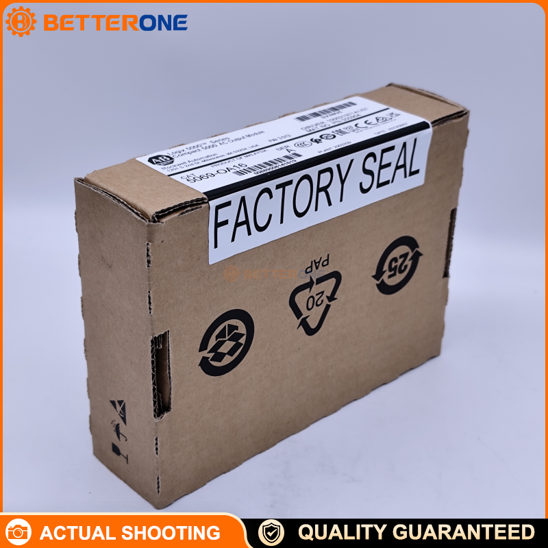 Allen-Bradley 5069-OA16 Compact 5000 I/O 16-Point 120/240VAC Digital Output Module, 85–264VAC 47–63Hz, 0.5A/Ch 4A/Module, AC SA Power, 5069-RTB18