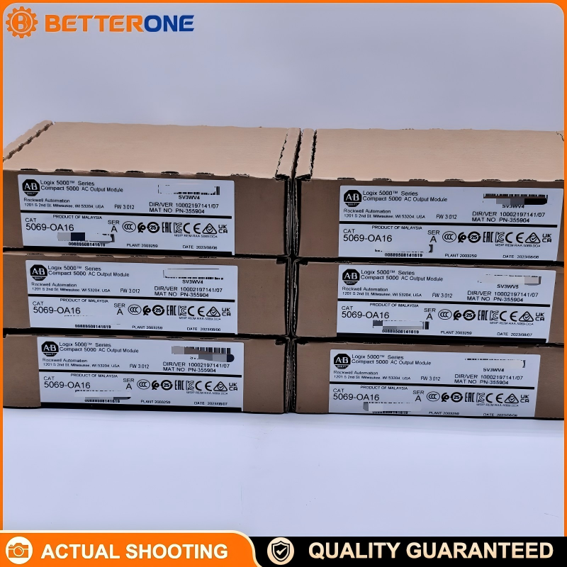 Allen-Bradley 5069-OA16 Compact 5000 I/O 16-Point 120/240VAC AC Output Module, 85–264VAC 47–63Hz, 0.5A per Channel, 4A per Module, Requires 5069-RTB18 RTB