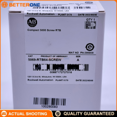 Allen-Bradley 5069-RTB64-SCREW Power Terminal RTB Kit, Compact 5000/CompactLogix 5069, Includes 5069-RTB4-SCREW + 5069-RTB6-SCREW, 22–16 AWG, 0.4 N·m, 0–60°C