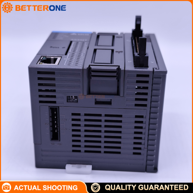 Delta AS332T-A AS Series Modular PLC CPU, 24VDC, 16DI/16DO, Ethernet + USB + RS-485×2, 128K Steps Program, 64K Words Memory, Up to 32 Expansion Modules, 6-Axis 200kHz Pulse Positioning