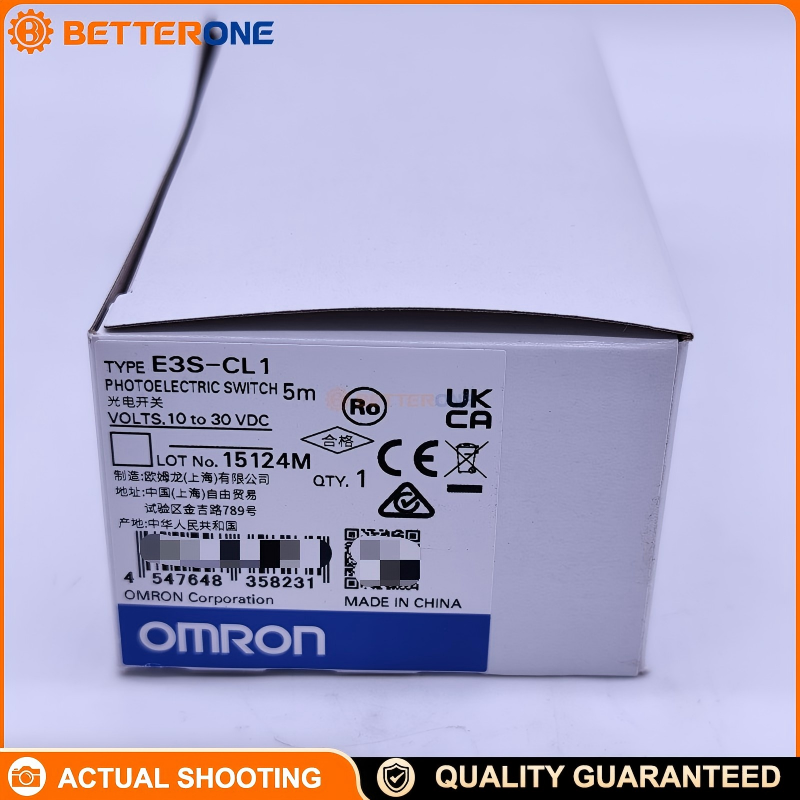 OMRON E2E-X2D1-M1G Inductive Proximity Sensor, Shielded M8, 2mm Sensing Distance, DC 2-Wire NO, 12–24VDC (10–30VDC), 3–100mA Load, IP67, Connector Type (M12)