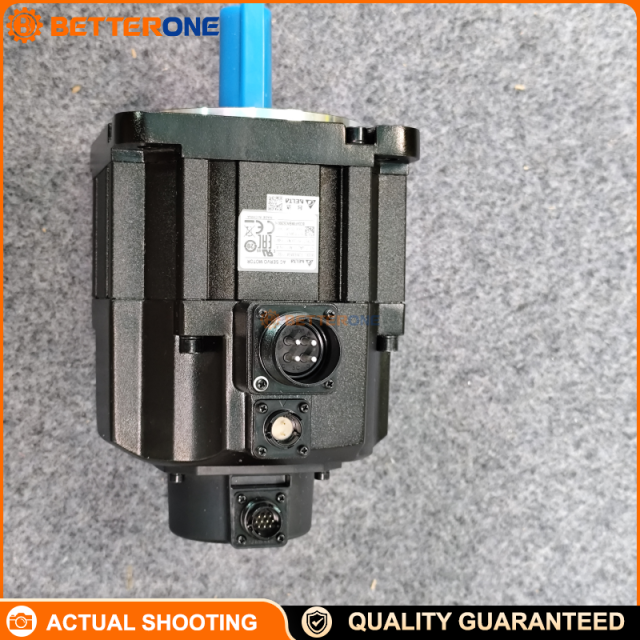 Delta ECM-B3M-EA1315SS1 AC Servo Motor, Medium Inertia, 1.5kW 220VAC, 7.16N·m, 2000rpm Rated, 24-bit Absolute Encoder, 130mm Frame, With Brake (Oil Seal per Variant), For ASDA-B3/B3A Drive