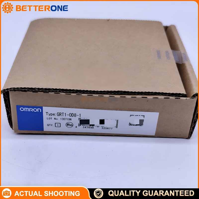 OMRON GRT1-OD8-1 SmartSlice Digital Output Module, 8-Point PNP, 24VDC (20.4–26.4V) Output, 0.5A/Channel, Push-in Wiring, IP20, 84×15×74.4mm