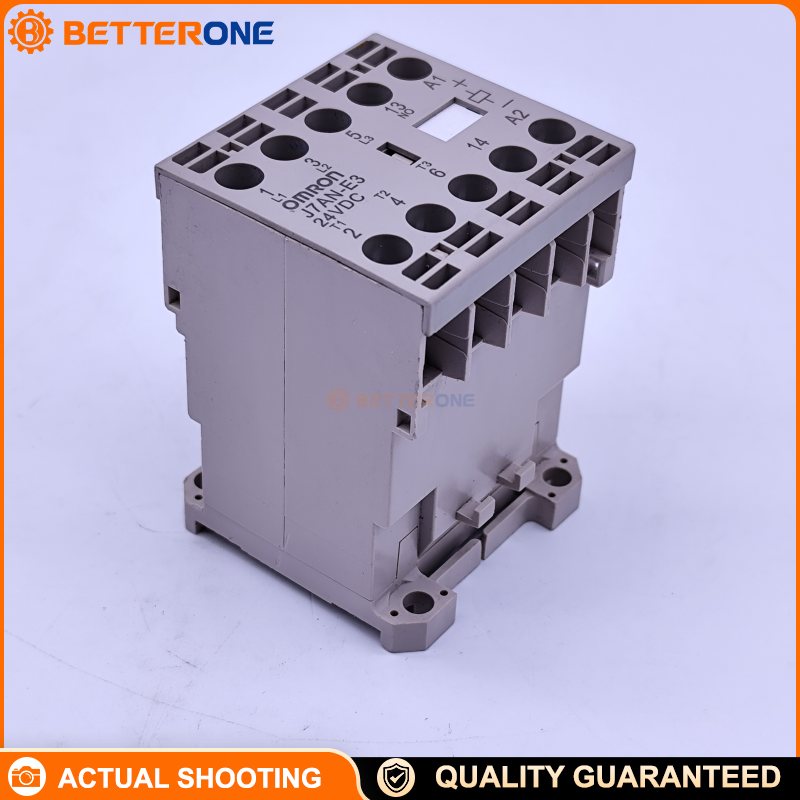 OMRON J7AN-E3 Electromechanical Contactor, 3PST-NO (3 Form A), 15A Rated, 600VAC Max Switching, Screw Terminals, Chassis/DIN-Rail Mount, Coil Voltage by Suffix (e.g., DC12/DC24)