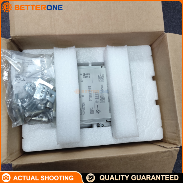 Allen-Bradley 100-E750ED11 IEC Power Contactor, 750A AC-3, 3-Pole, Electronic Coil w/ PLC Interface, 100–250VAC/DC, 1NO+1NC Aux, Bar Connections