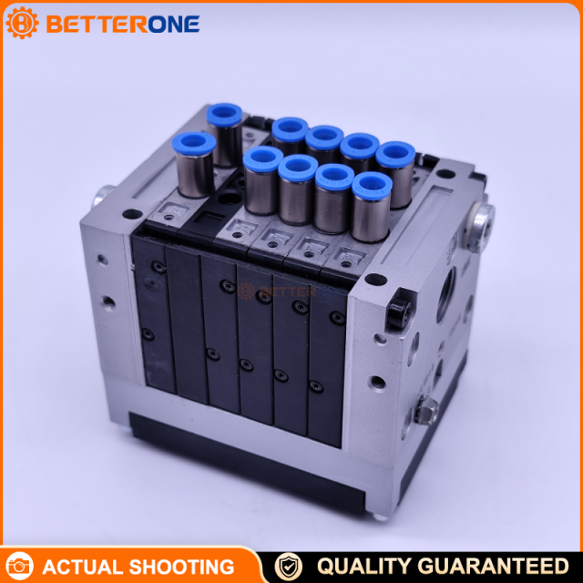 Festo 10P-10-6D-MP-R-Y-CS4M CPV10 Valve Terminal, 6-Station Manifold, MP Multipin Sub-D 25-Pin, 24VDC, Up to 10 bar, 400 L/min