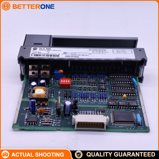 Allen-Bradley 1746-NI4 SLC 500 Analog Input Module, 4-Channel, Per-Channel Voltage/Current Selectable, 16-Bit, ±10V/0–10V/0–5V/1–5V, ±20mA/0–20mA/4–20mA, Removable Terminal Block