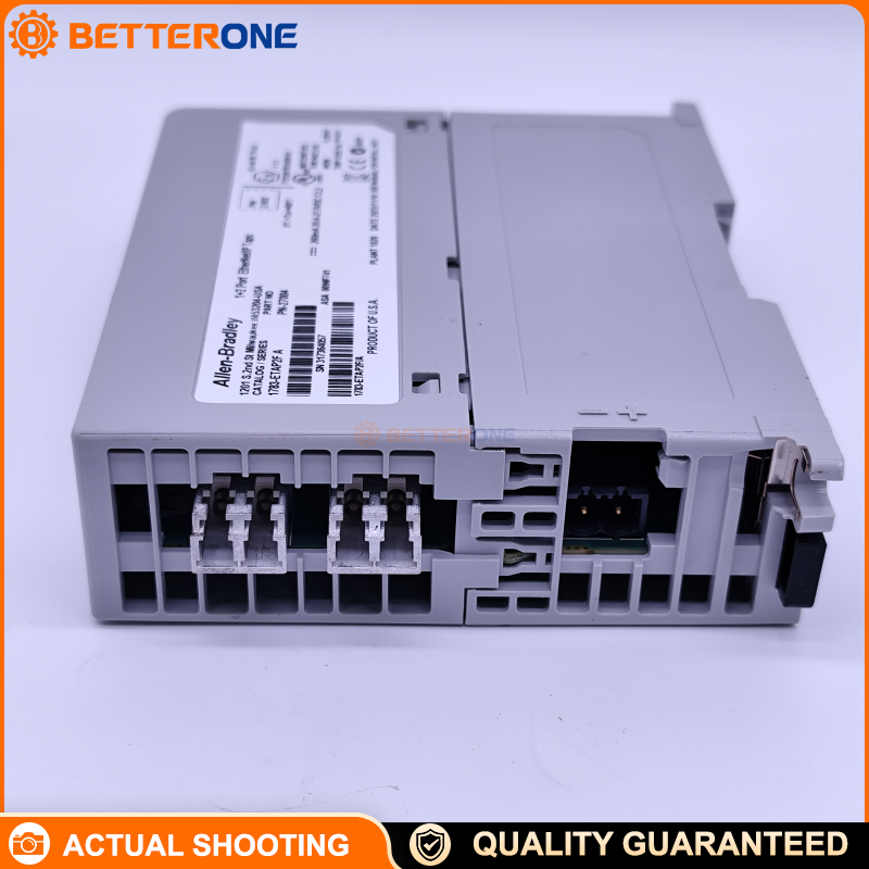 Allen-Bradley 1783-ETAP2F EtherNet/IP Tap Module, 1×RJ45 10/100M Copper + 2×Fiber 100BASE-FX (LC Duplex), DIN-Rail Mount, IP20, For Linear/Ring Networks