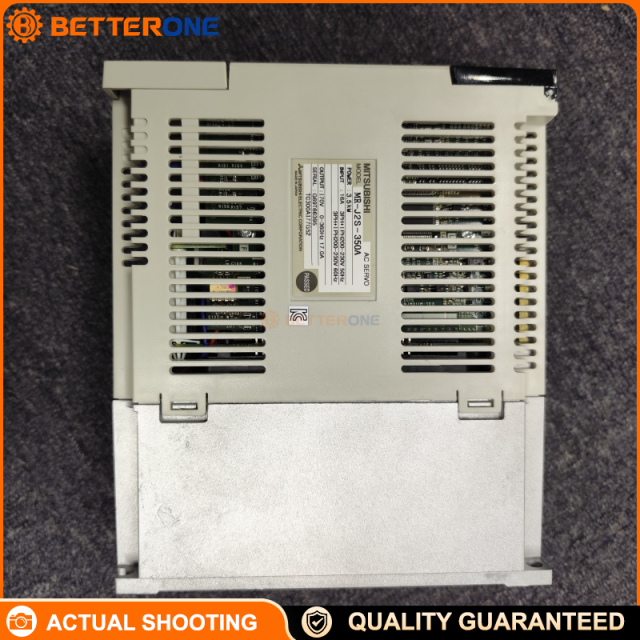 Mitsubishi MR-J2S-350A MELSERVO-J2-Super AC Servo Amplifier, 3.5kW, 200–230VAC 3-Phase (200V Class), General-Purpose Interface, Position/Speed/Torque Control, Pulse Train Input