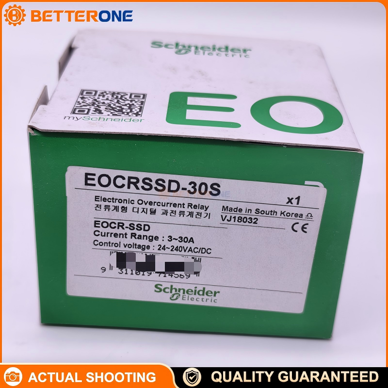 Schneider Electric EOCRSSD-30S Electronic Overload / Overcurrent Relay, EOCR SSD Series, 3–30A Motor Protection Relay