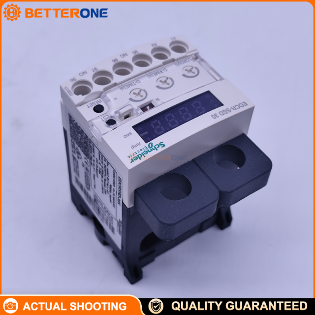 Schneider Electric EOCRSSD-30S Electronic Overload / Overcurrent Relay, EOCR SSD Series, 3–30A Motor Protection Relay