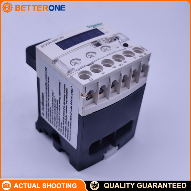 Schneider Electric EOCRSSD-60S Electronic Overcurrent / Overload Relay, EOCR SSD Series, Adjustable 10–60A, Motor Protection
