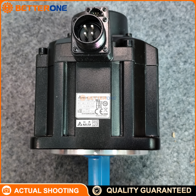 Delta ECM-B3M-KA1320RS1 AC Servo Motor, B3M Series, Medium Inertia, 2.0 kW, 220 VAC, 3-Phase Servo Motor