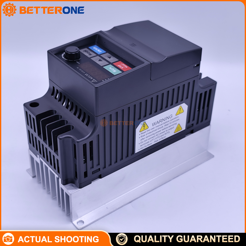 Delta VFD004EL21W(-1) VFD-EL-W Series AC Drive, 230V 1-Phase Input, 0.4kW (0.5HP), 2.5A Output, V/F & Sensorless Vector Control, 0.1–400Hz