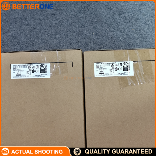 Delta VFD13AMS43ANSAA MS300 Series VFD, 460VAC 3-Phase Input, 5.5kW (7.5HP), 13A HD / 15.7A ND, Compact Vector Control, 0–599Hz, IP20, USB + RS-485 Modbus