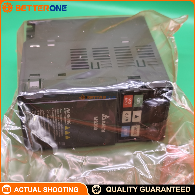 Delta VFD4A2MS43ANSAA MS300 Series VFD, 460VAC 3-Phase Input, 1.5kW (2HP), 4.2A HD / 4.6A ND, Compact Vector Control, 0–599Hz, IP20