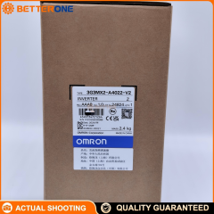 Omron 3G3MX2-A4022-V2 MX2 Series Inverter, 3-Phase 380–480VAC, 2.2kW (3HP), 5.5A, Built-in Braking Chopper & EMC Filter, Sensorless Vector Control, IP20