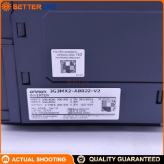 Omron 3G3MX2-AB022-V2 MX2 Series V2 Inverter Drive, 1-Phase 200–240VAC Input, 3-Phase 200–240VAC Output, 2.2kW (ND) / 3.0kW (LD), 11A (ND) / 12A (LD), Open-Loop Vector & V/f Control, Built-in Braking Resistor Circuit, Up to 590Hz, IP20