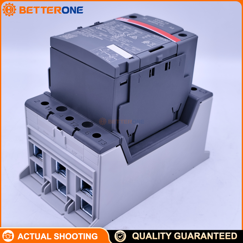 ABB AF116-30-11-13 AF Series IEC Contactor, 3-Pole (3NO) with Aux 1NO+1NC, 100–250V AC/DC Coil, 160A AC-1, 55kW @ 400VAC (AC-3), 600V UL / 1000V IEC, Screw Terminals