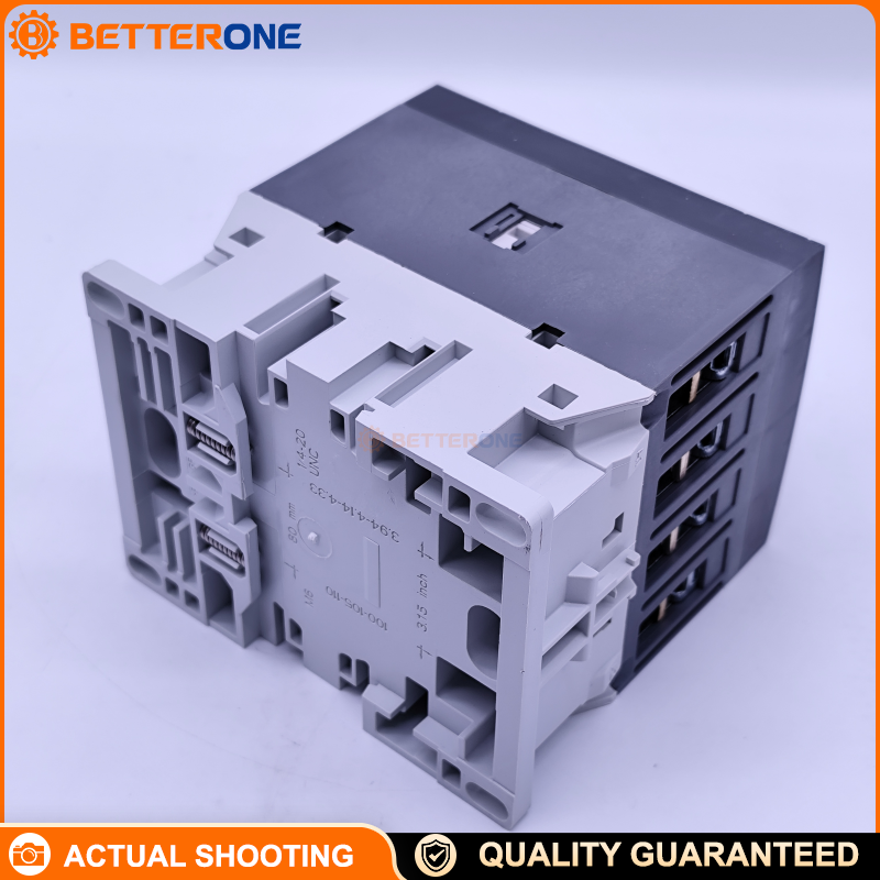 ABB AF80-22-00-12 AF Series Contactor, 4-Pole (2NO+2NC), 48–130V AC 50/60Hz & DC Coil, 37kW @ 400VAC (AC-3), 125A (AC-1), 105A UL General Use, Screw Terminals