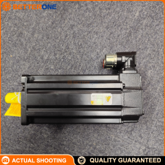Allen-Bradley MPL-A330P-MJ74AA Kinetix MPL Low-Inertia Servo Motor, 230V Class, 100mm Frame, 76.2mm Stack, 5000 RPM, Multi-Turn Absolute High-Resolution Encoder (Hiperface), SpeedTec Right-Angle Quick Connect, 24VDC Holding Brake, Keyed Shaft