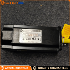Allen-Bradley MPL-A330P-MJ74AA Kinetix MPL Low-Inertia Servo Motor, 230V Class, 100mm Frame, 76.2mm Stack, 5000 RPM, Multi-Turn Absolute High-Resolution Encoder (Hiperface), SpeedTec Right-Angle Quick Connect, 24VDC Holding Brake, Keyed Shaft