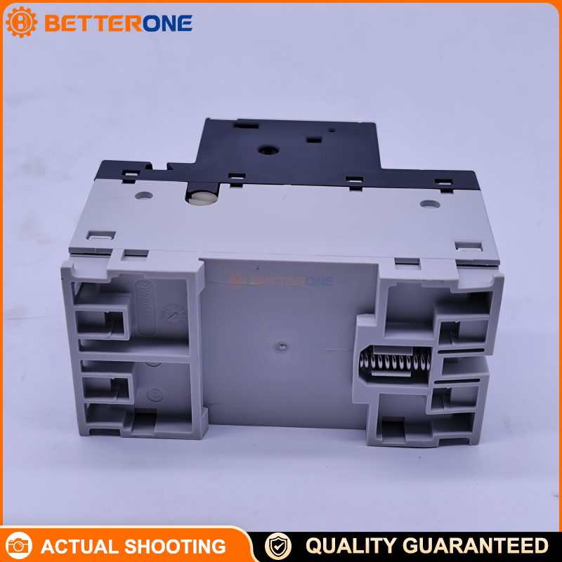ABB MS132-2.5 Manual Motor Starter (MPCB), 3-Pole, Adjustable 1.6–2.5A, 690VAC Rated, Trip Class 10, Phase Loss Sensitive, Ics 100kA @ 400VAC, Rotary Handle, IP20, 45mm Width