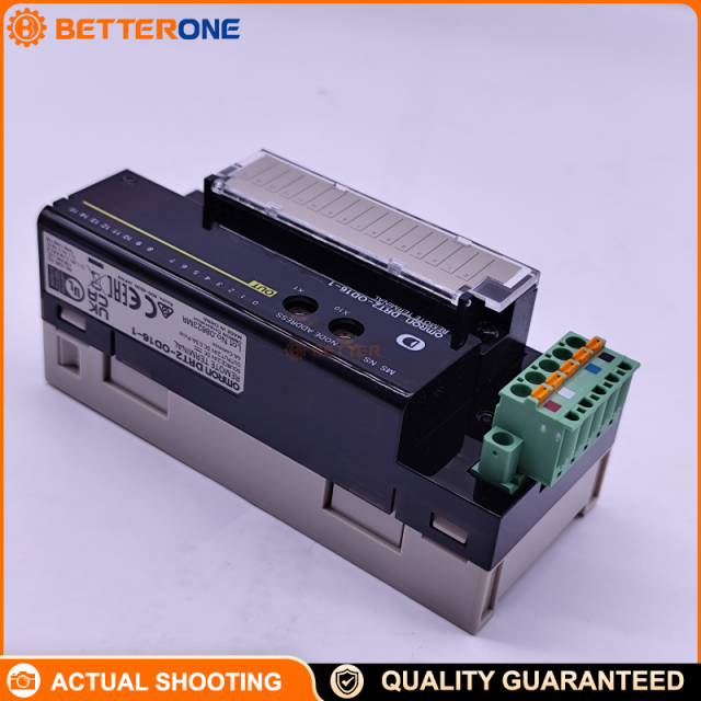 OMRON DRT2-OD16-1 DeviceNet Smart Slave Digital Output Terminal, 16-Point DO, 24VDC PNP (+ Common), 0.5A/Point, 0–26.4V Permitted Output Voltage, Screw Terminal Block, IP20, DIN Rail Remote I/O