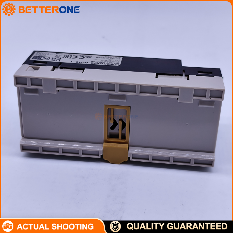 OMRON DRT2-OD16-1 DeviceNet Smart Slave Digital Output Terminal, 16-Point DO, 24VDC PNP (+ Common), 0.5A/Point, 0–26.4V Permitted Output Voltage, Screw Terminal Block, IP20, DIN Rail Remote I/O